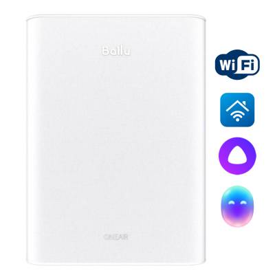 Очиститель воздуха приточный Ballu ONEAIR ASP-100W белый,Wi-Fi
