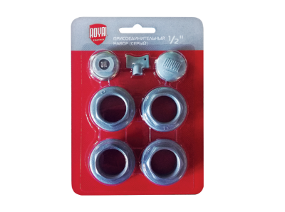 Присоединительный набор Royal Thermo 1/2'' серебристый